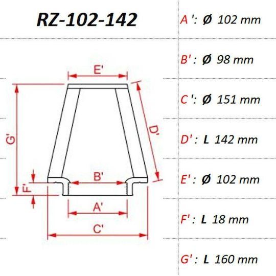 DNA Filters Airfilter Funnel Closed Type for Volkswagen Up