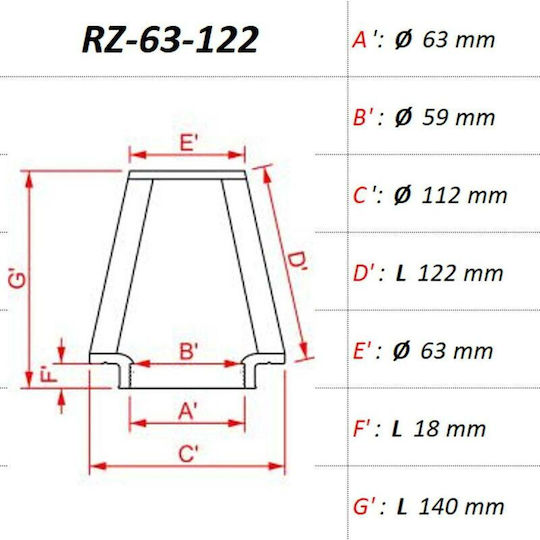 DNA Filters Φιλτροχοάνη Κλειστού Τύπου για Volkswagen Up