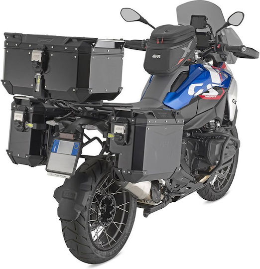 Givi Trekker Outback Monokey Motorcycle Aluminum Top Case 58lt Black