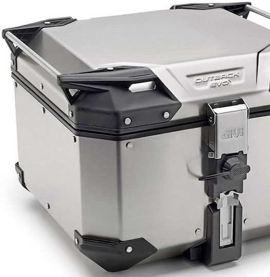 Givi Trekker Outback Monokey Motorrad-Topcase Aluminium 42lt Grau