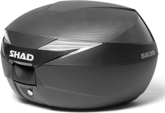 Shad SH39 Carbon Motorcycle Top Case 39lt Black D0B39106