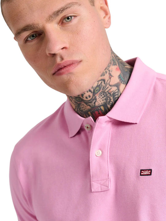 Polo Short Sleeve Blouse Fuchsia