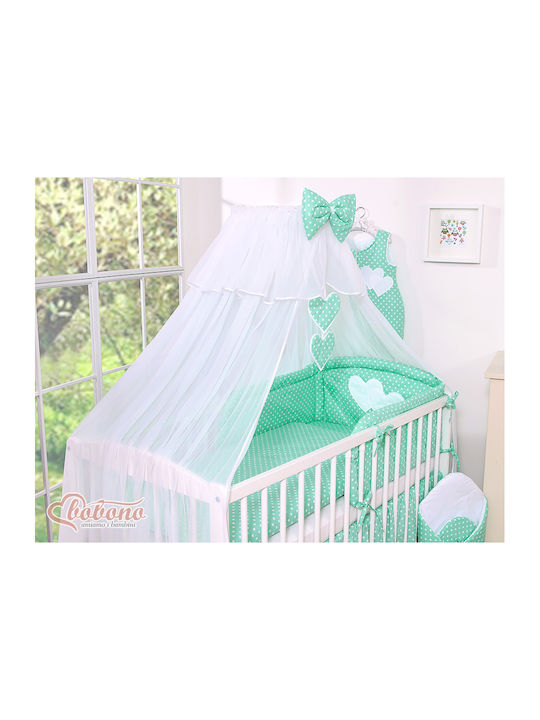 Bobono Mosquito Net Crib Tulle White 470x160cm