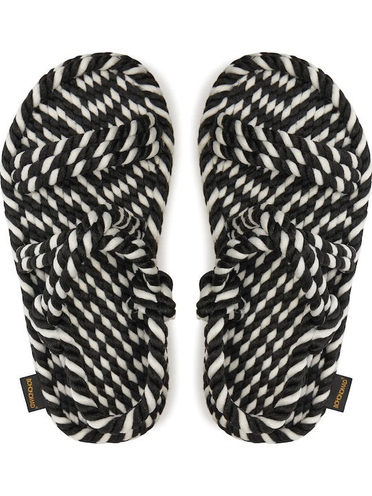 Sandale Casual Damă Flatforme Albe