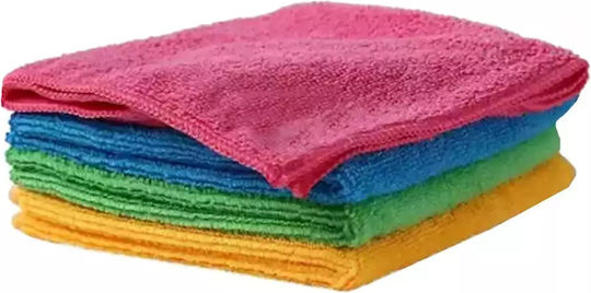 Verk Group Car Microfiber Cleaning Cloths for Car Windows 30x30cm 4 Pieces
