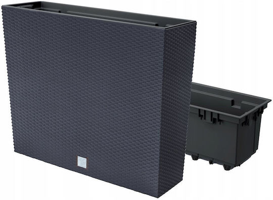 Set 2 Ghivece Plastice Antracit