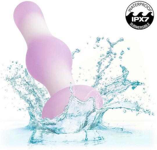 Anal Plug with Vibration Purple