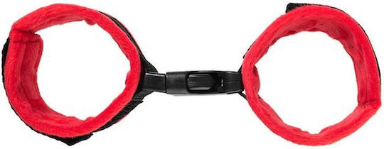 Handschellen in Rot Farbe