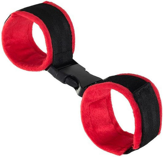 Handschellen in Rot Farbe