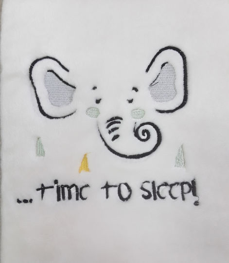 Kikka Boo Babydecke Wickeltücher für Kinderzimmer Elephant Time 80x110cm