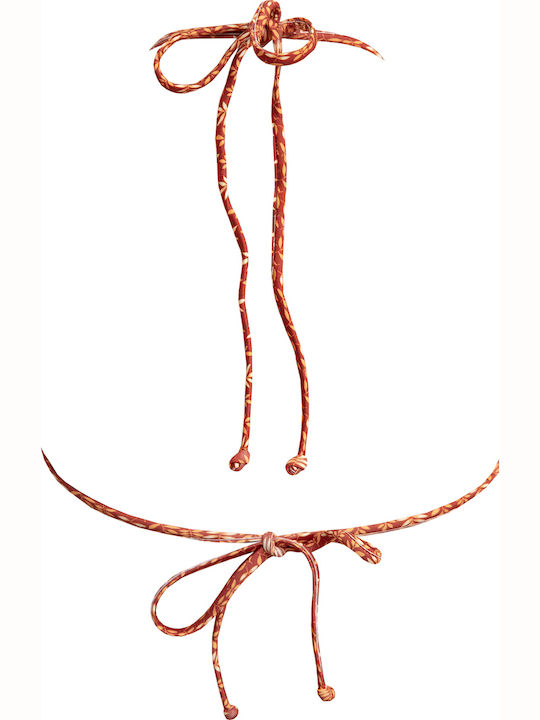 Ligea Bikini Τριγωνάκι Floral Cinnabar
