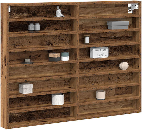 Old Wood Bench Display 100x8.5x75 cm Manufactured Wood