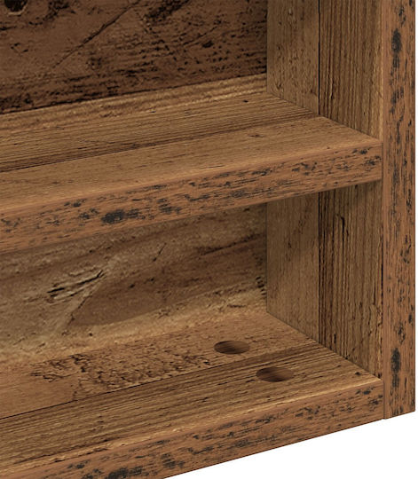 Old Wood Bench Display 100x8.5x75 cm Manufactured Wood