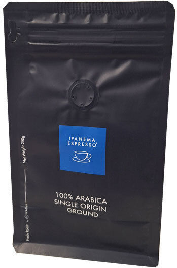 Ipanema Espresso Espresso Kaffee Arabica Brasilien Gemahlen 250gr