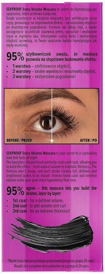 Wibo Mascara für Band & Länge Schwarz 8gr