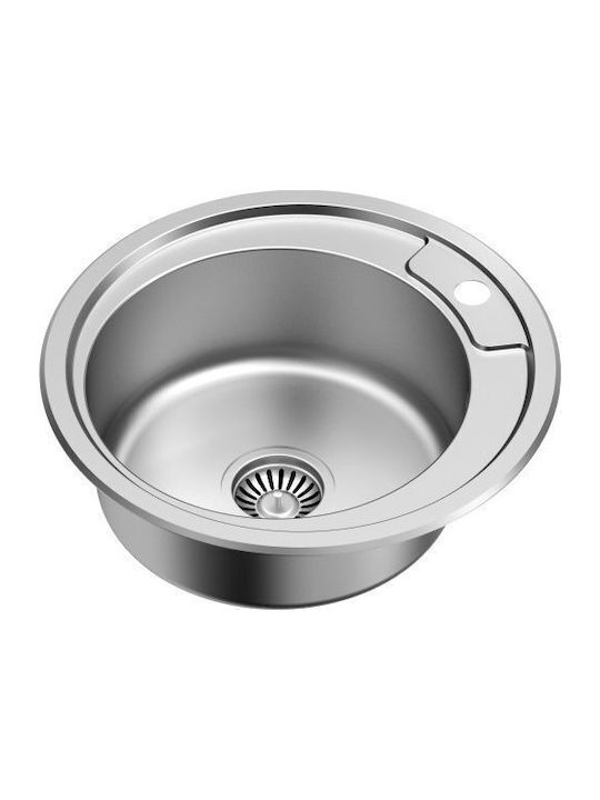 Steiner Drop-In Мивка Inox Ш46.5xД46.5см Сив
