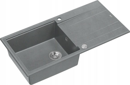 GraniteQ Evan 156 Ένθετος Inox Μ100xΠ50cm
