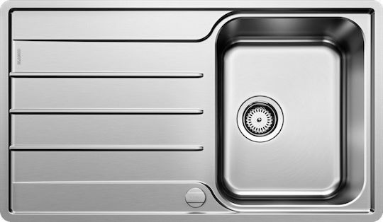 Blanco 523031 Ένθετος Inox Brushed με Μπαταρία Μ86xΠ50cm Λευκός
