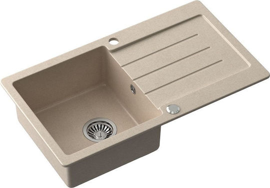 Steiner Johnny 111 Ένθετος Inox Μ77xΠ44cm granite beige