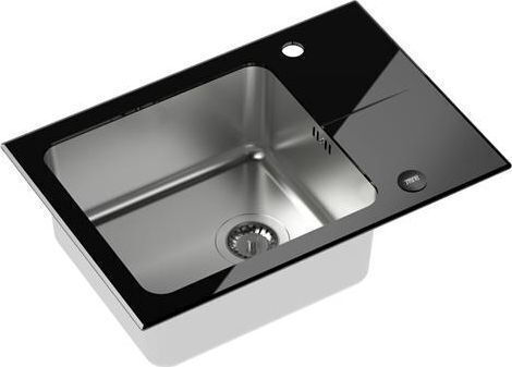 Steiner Hugh 116 Ένθετος Δεξιός Inox με Μπαταρία Μ35xΠ35cm Γκρι