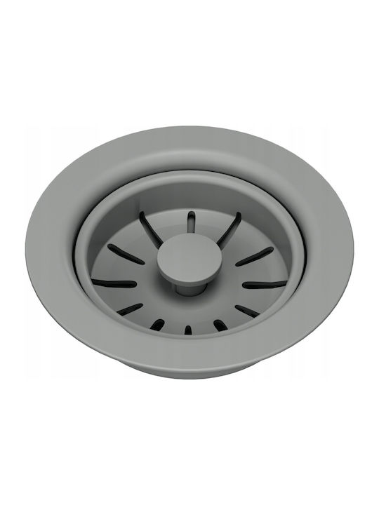 GraniteQ Christian 136 Xl Drop-In Мивка от Синтетичен Гранит Ш78xД45см Сив