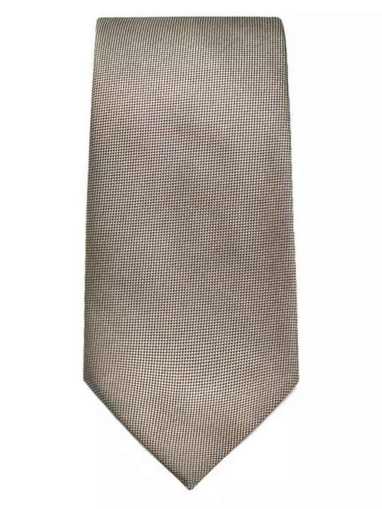 Makis Tselios Fashion Мъжка Кравата в Бежов Цвят