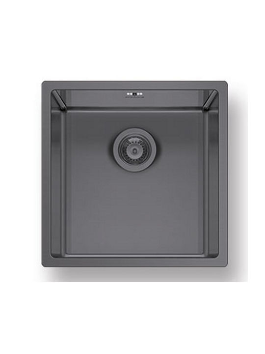 Pyramis Astris Colora 101055201 Поддръжка Мивка Inox Ш40xД40см Gun Metal
