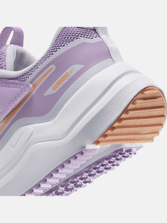 Cosmic Runner Kids Sports Shoes Running with Hoop & Loop Closure Lilac