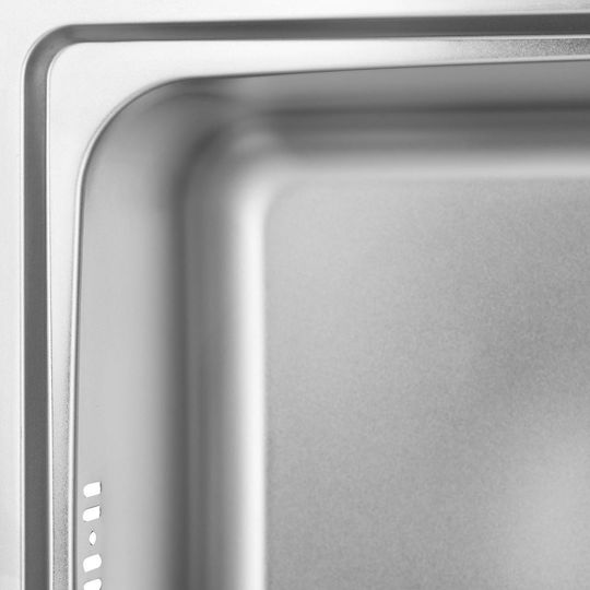 Sanitec Chiuvetă Bucătărie Drop-In Inox Cu Robinet L60xL43cm Gri Sanitec Chiuvetă Bucătărie Drop-In Inox Cu Robinet L60xL43cm Gri