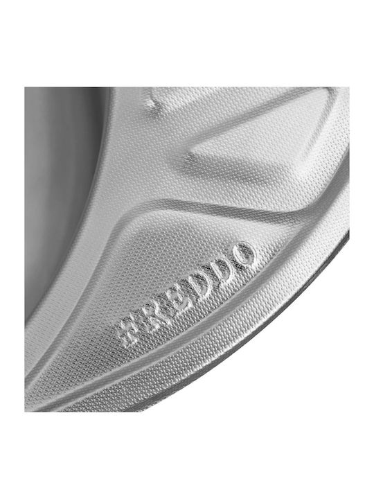 Freddo Ένθετος Νεροχύτης Δεξιός Inox με Μπαταρία Μ59xΠ45cm Γκρι