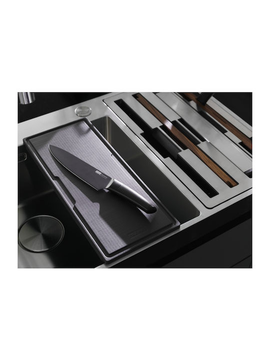 Franke Box Center Bwx 220-54-27 Drop-In Kitchen Sink Left Handed Inox Satin Finish M86xP51cm Silver
