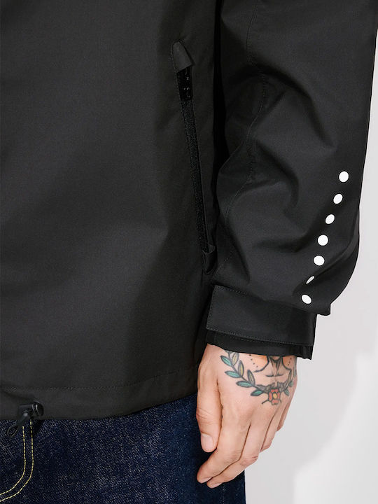 Jacke Winddicht Schwarz