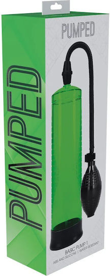Basic Pump 1 Waterproof Vacuum Penis Enlargement Pump Green