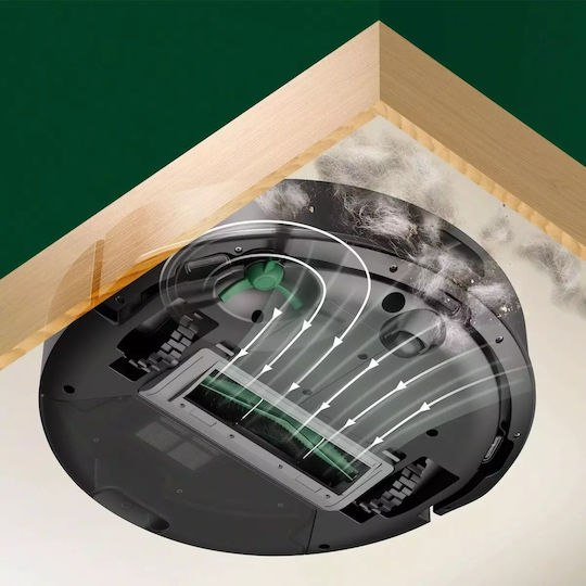 iRobot Roomba 105 Combo Прахосмукачка Робот с Лазерно Картографиране и Всмукателна Мощност 7000Pa Черна