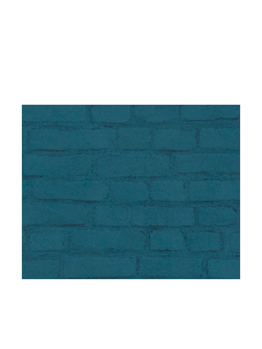 Tapete Ziegel Neue Bude Vinyl Petrol L1000xB53cm Waschbar 374144