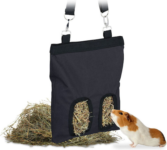 Geantă Ventilator Animale Mici Relaxdays Negru