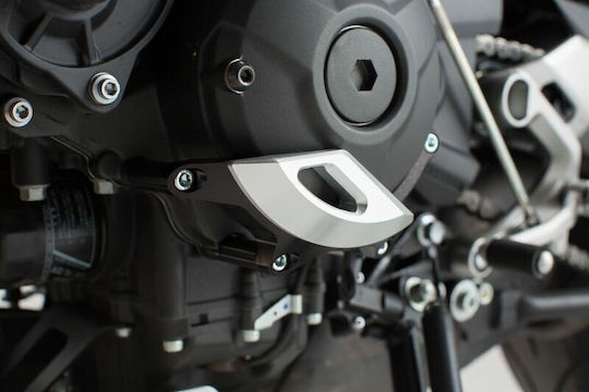 SW-Motech Motorrad-Motorschutzabdeckung Yamaha MT-09 Silber