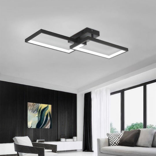 Braytron Πλαφονιέρα Οροφής Λευκή με Ενσωματωμένο LED