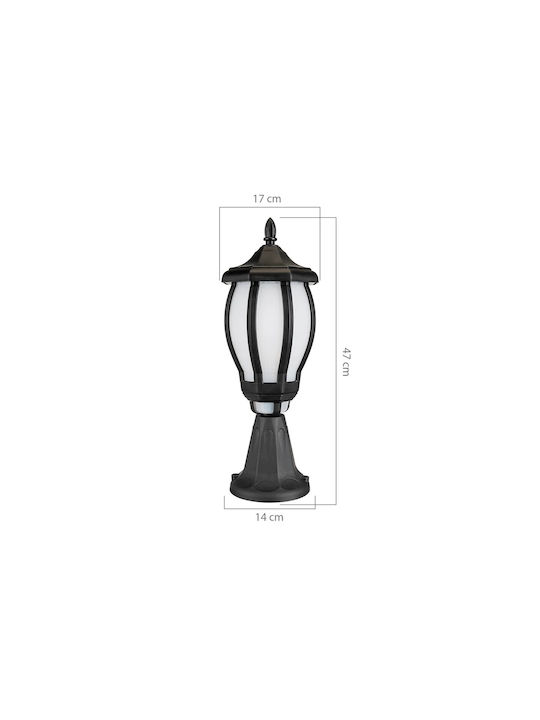 GloboStar Lamp Lattern Outdoor IP44 for Socket E27 Black