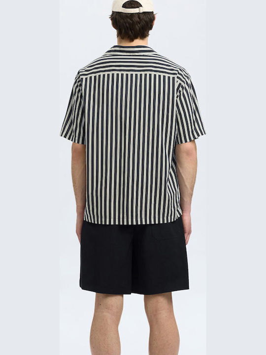 Κοντομάνικο Πουκάμισο Ριγέ Striped Blue