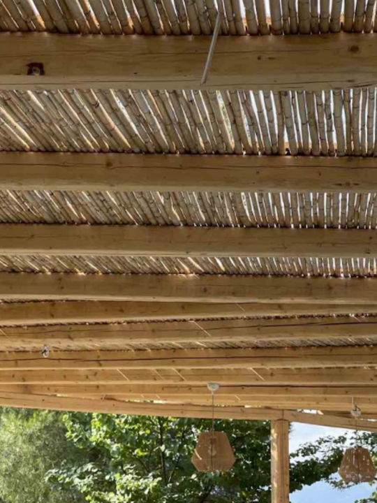 Showood Bambuszaun mit Ganzes Schilf 2.5x3m