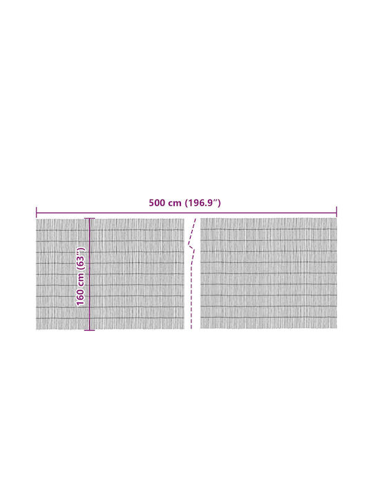 vidaXL Каламоти с Целият Рийд 1.6x5m
