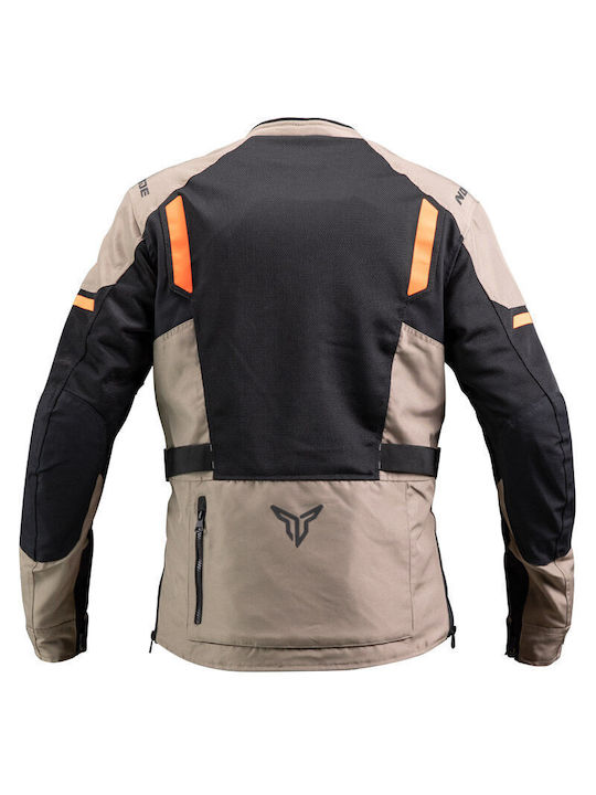 Nordcode Dune WP Oversize Καλοκαιρινό Ανδρικό Μπουφάν Μηχανής Sand/Orange