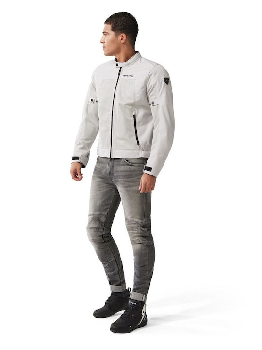 Rev'IT Eclipse 2 Summer Men's Motorcycle Jacket Silver