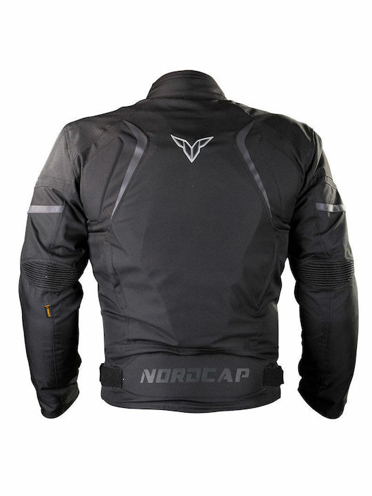Nordcode Monza II Oversize Bărbătesc Geacă de motocicletă 4 Sezoane Waterproof Negru