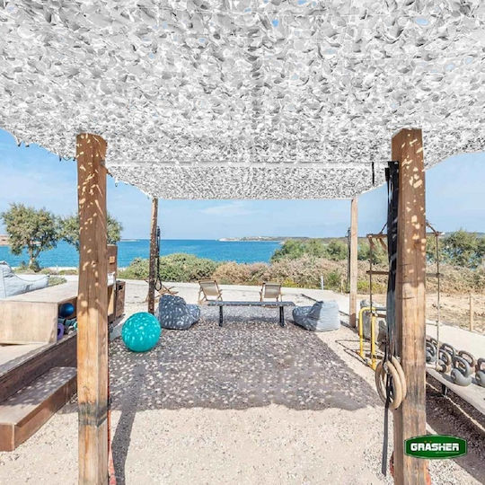 Grasher Δίχτυ Παραλλαγής Λευκό σε Ρολό 4x50m