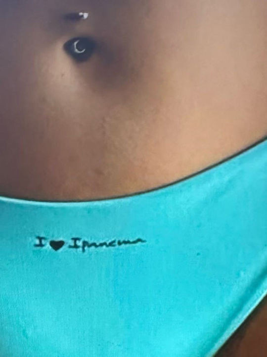 Bikini Slip Türkis