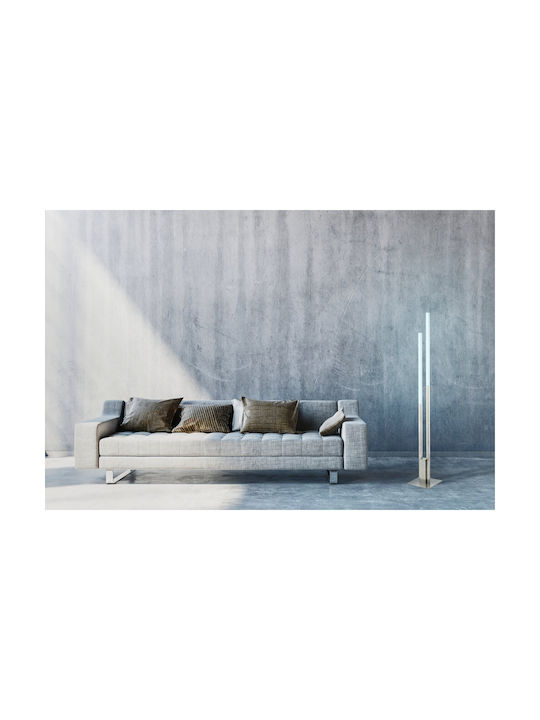 Eglo Fraioli LED Φωτιστικό Δαπέδου Υ175.5xΜ28εκ. με RGBW Φως Ασημί