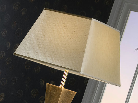 Deco Lampa de podea Î172xL43cm. cu Soclu pentru Bec E27 Auriu