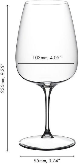 Riedel Set de pahare pentru Vin Alb și Roșu din Cristal 2buc Riedel Set de pahare pentru Vin Alb și Roșu din Cristal 2buc